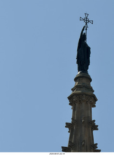 47 a2y. Spain - Barcelona - Born neighborhood - gothic cathedral top