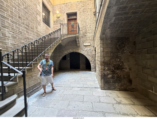 104 a2y. Spain - Barcelona - old Roman-Empire area + Miguel