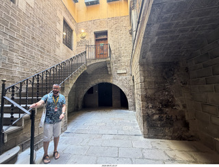 105 a2y. Spain - Barcelona - old Roman-Empire area + Miguel
