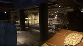 139 a2y. Spain - Barcelona - old Roman-Empire underground ruins