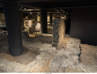 151 a2y. Spain - Barcelona - old Roman-Empire underground ruins