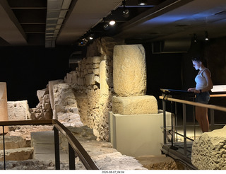 156 a2y. Spain - Barcelona - old Roman-Empire underground ruins
