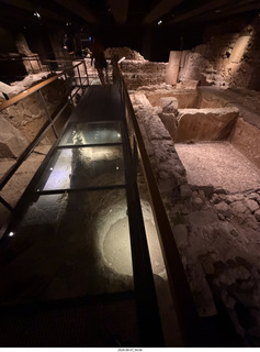 159 a2y. Spain - Barcelona - old Roman-Empire underground ruins