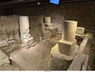 161 a2y. Spain - Barcelona - old Roman-Empire underground ruins