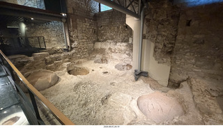 166 a2y. Spain - Barcelona - old Roman-Empire underground ruins