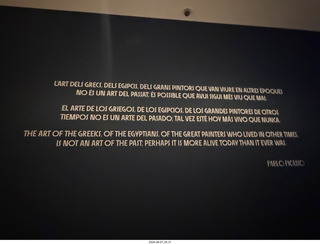 331 a2y. Spain - Barcelona - Born neighborhood - Picasso Museum sign