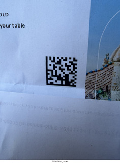 436 a2y. Spain - Barcelona - music at La Pedrera - ticket