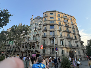 438 a2y. Spain - Barcelona - music at La Pedrera