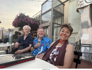 448 a2y. Spain - Barcelona - music at La Pedrera - Darryl, Daniel, Leticia