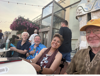 450 a2y. Spain - Barcelona - music at La Pedrera - Darryl, Daniel, Leticia, Adam