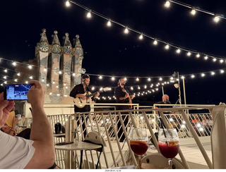 460 a2y. Spain - Barcelona - music at La Pedrera