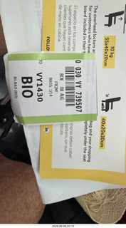 11 a2y. Spain - barcelona to bilbao flight - boarding pass