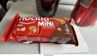 13 a2y. Spain - barcelona to bilbao flight - food
