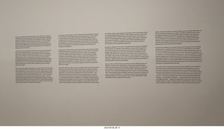 97 a2y. Spain - Bilbao - Guggenheim Museum - Jasper Johns Night Driver sign