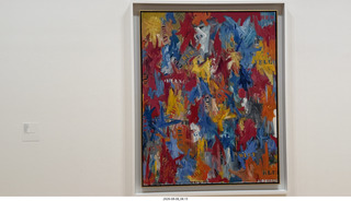 101 a2y. Spain - Bilbao - Guggenheim Museum - Jasper Johns Night Driver