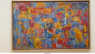 102 a2y. Spain - Bilbao - Guggenheim Museum - Jasper Johns Night Driver