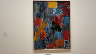112 a2y. Spain - Bilbao - Guggenheim Museum - Jasper Johns Night Driver