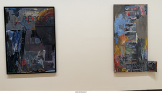 115 a2y. Spain - Bilbao - Guggenheim Museum - Jasper Johns Night Driver