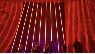 216 a2y. Spain - Bilbao - Guggenheim Museum - funky lights exhibit