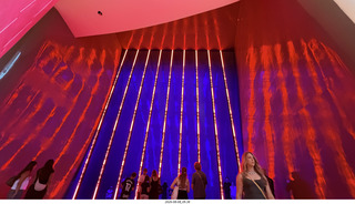 217 a2y. Spain - Bilbao - Guggenheim Museum - funky lights exhibit