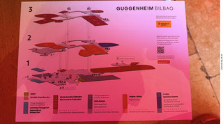 219 a2y. Spain - Bilbao - Guggenheim Museum - map