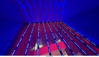225 a2y. Spain - Bilbao - Guggenheim Museum - funky lights exhibit
