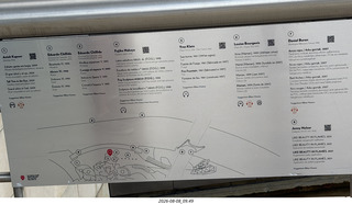 251 a2y. Spain - Bilbao - Guggenheim Museum - outside sign