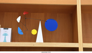 266 a2y. Spain - Bilbao - Guggenheim Museum - gift shop - mobiles (I bought one)