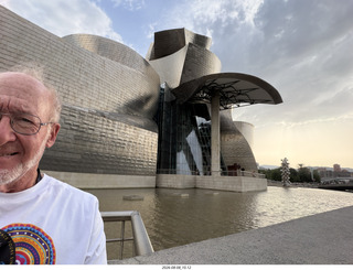 287 a2y. Spain - Bilbao - Guggenheim Museum - outside + Adam