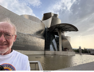288 a2y. Spain - Bilbao - Guggenheim Museum - outside + Adam