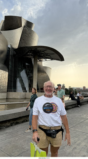 291 a2y. Spain - Bilbao - Guggenheim Museum - outside + Adam