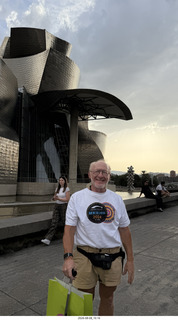 294 a2y. Spain - Bilbao - Guggenheim Museum - outside + Adam