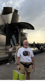 295 a2y. Spain - Bilbao - Guggenheim Museum - outside + Adam