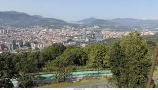 27 a2y. Spain - Bilbao - walking tour - city viewpoint