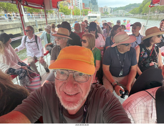 84 a2y. Spain - Bilbao - boat ride tour + Adam