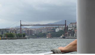 170 a2y. Spain - Bilbao - boat ride tour - bridge