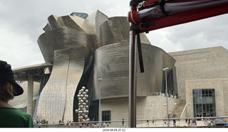 209 a2y. Spain - Bilbao - boat ride tour - Guggenheim Museum
