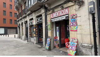 231 a2y. Spain - Bilbao - food shops