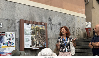 61 a2y. Spain - Bilbao wine tour - Bermeoko Udala - our tour guide