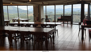 205 a2y. Spain - Bilbao wine tour winery - wine tasting room with view
