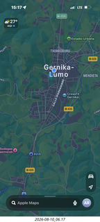 264 a2y. Spain - Gernicka Lumo map