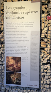 43 a2y. Spain - Museo de Altamira sign