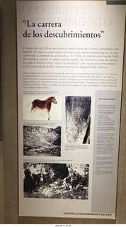 87 a2y. Spain - Museo de Altamira sign