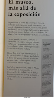 91 a2y. Spain - Museo de Altamira sign
