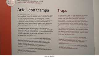 59 a2y. Spain - Puerta de Vega - Museo Historias del Mar sign