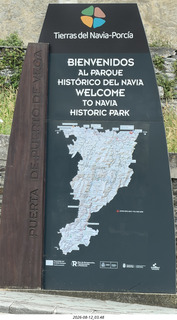 98 a2y. Spain - Puerta de Vega sign