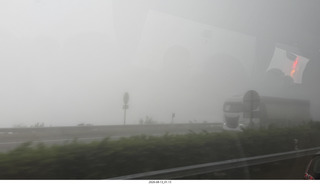 3 a2y. Spain - foggy bus ride