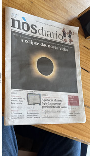 8 a2y. Spain - eclipse newspaper