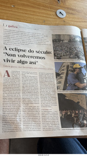 9 a2y. Spain - eclipse newspaper