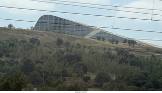 20 a2y. Spain - driving into Santiago de Compostela